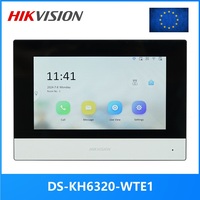 HIKVISION international version Multi-Language DS-KH6320-WTE1 Indoor Monitor,802.3af POE, app Hik-connect,WiFi,Video intercom