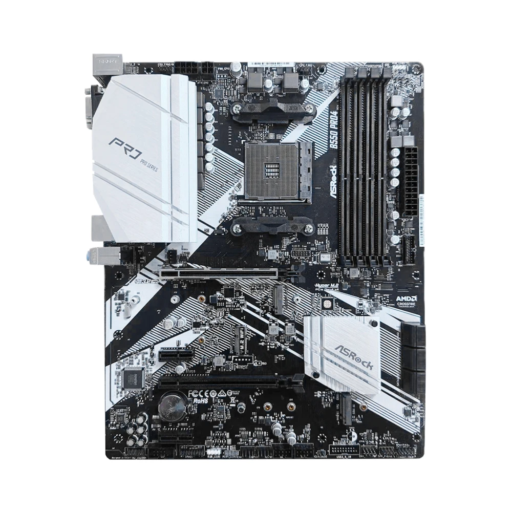 B550 B550M Motherboard ASRock B550 Pro4  Socket AM4 support Ryzen 5	5600 5900 PRO 3400G 3900X 5700 3400G cpu DDR4 128GB  M.2 ATX