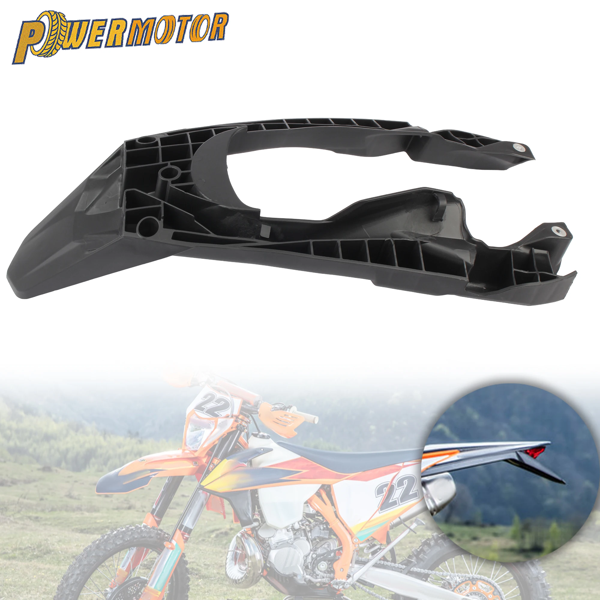

For KTM Motorcycle Rear Fender EXC EXCF XCW XCFW 150 250 300 450 500 2023 Motocross Taillight Bracket Mudguard Accessories