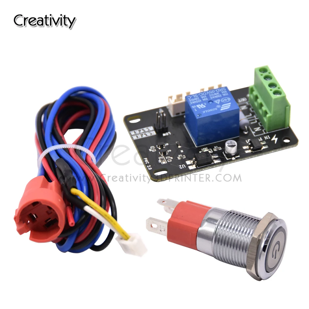 Elf 3D Printer Pwc Power Monitoring Auto Power Off Bleef Spelen Module Automatisch Zet Off Power Detecteren 3D Printer onderdelen