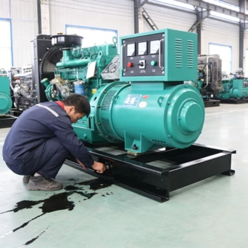 1500rpm Low Speed Diesel Generator Set 3000kw with Remote Start and Full Spare Parts Support