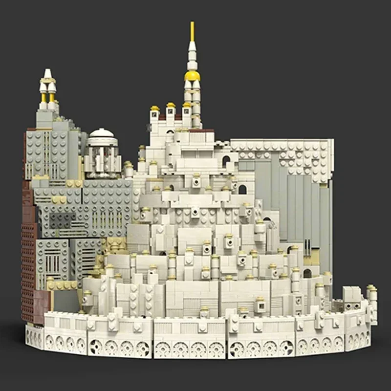 Moc Bouwstenen Beroemde Filmmodellen De Witte Stad Technologie Modulaire Blokken Geschenken Speelgoed Voor Kinderen DIY Sets Montage