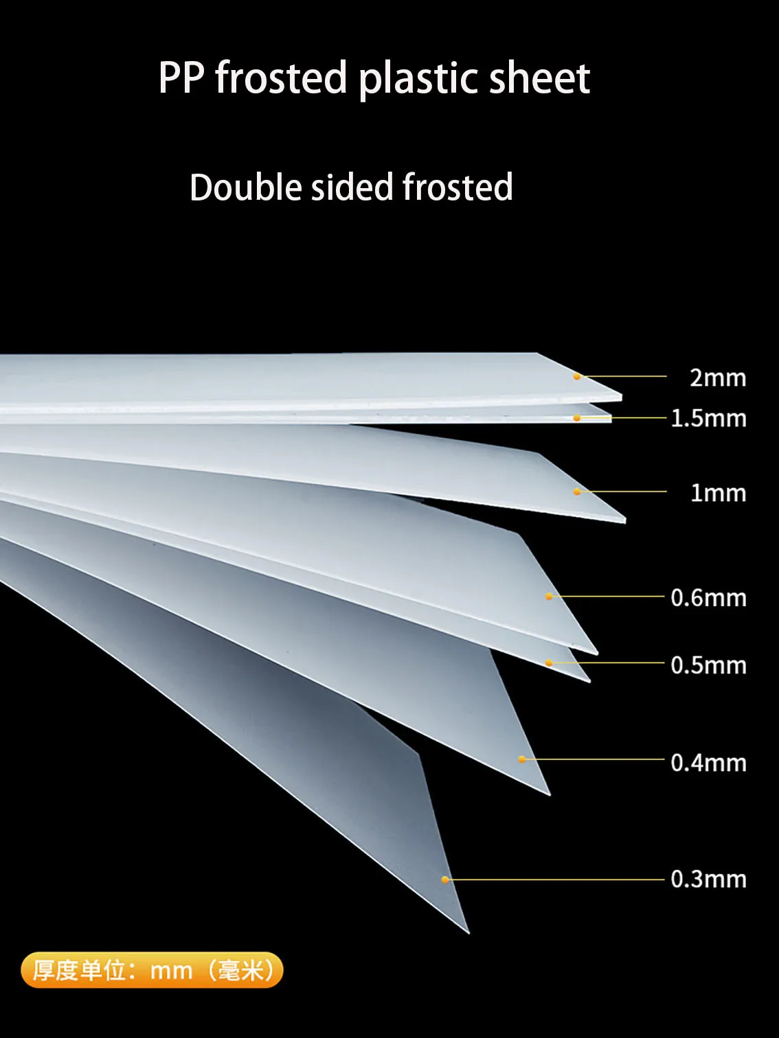 

Матовая полупрозрачная матовая пластиковая доска толщиной 0,3-2,0 мм, двухсторонняя матовая модель «сделай сам», аксессуары для обработки материалов