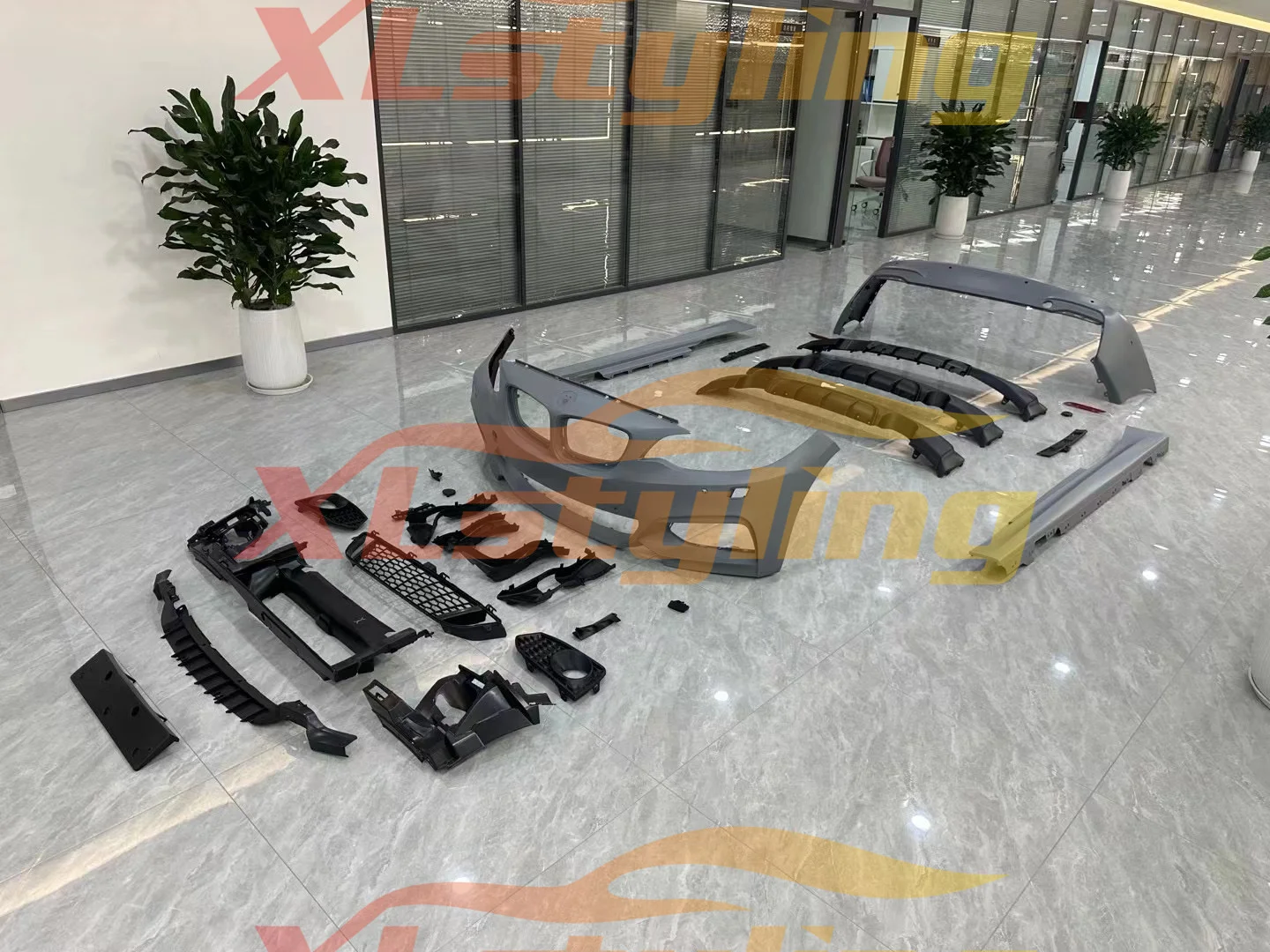 XLstyling Conversion Facelift Body Kit Для b mw F22 2 Series M-Tech M Sport Style 1:1 передний и задний бампер