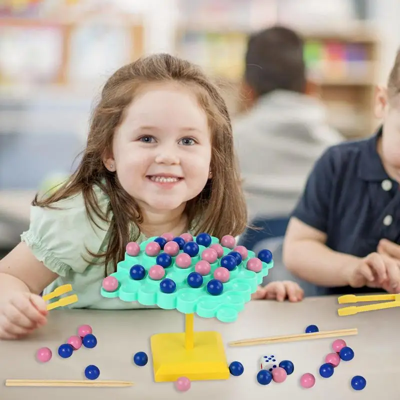 Equilíbrio Math Jogo Beads Equilíbrio Contagem Brinquedos Beads Equilíbrio Jogo Math Parent-Child Educacional Toy Kit Aprendizagem Educacional