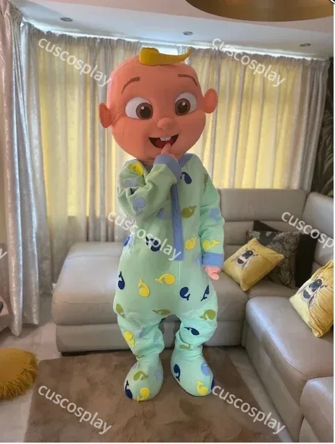 Christmas Baby JJ Boy Mascot Costume Adult Halloween Birthday Party Cartoon Apparel Cosplay Birthday Gift