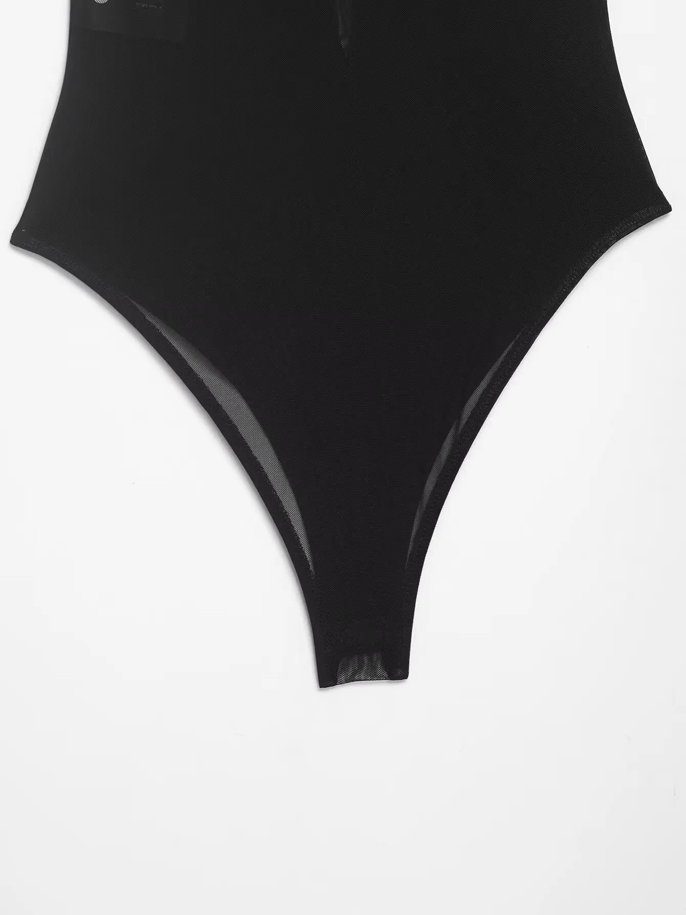 BSAY Schwarzer, durchsichtiger Overall mit V-Ausschnitt, Sommer, neu, sexy, schmal geschnitten, Nachtclub-Party-Bodysuit, Streetwear, schicke Damenoberteile, Mujer – Detail 8