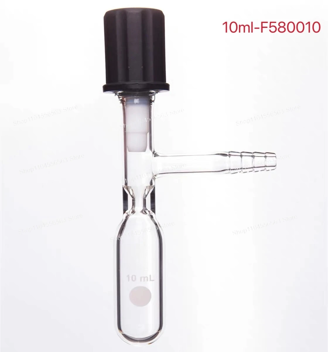 F58 Solvent Storage Bottle, Heavy wall, High Vacuum Valve With Fully Wrapped , Borosilicate Glass