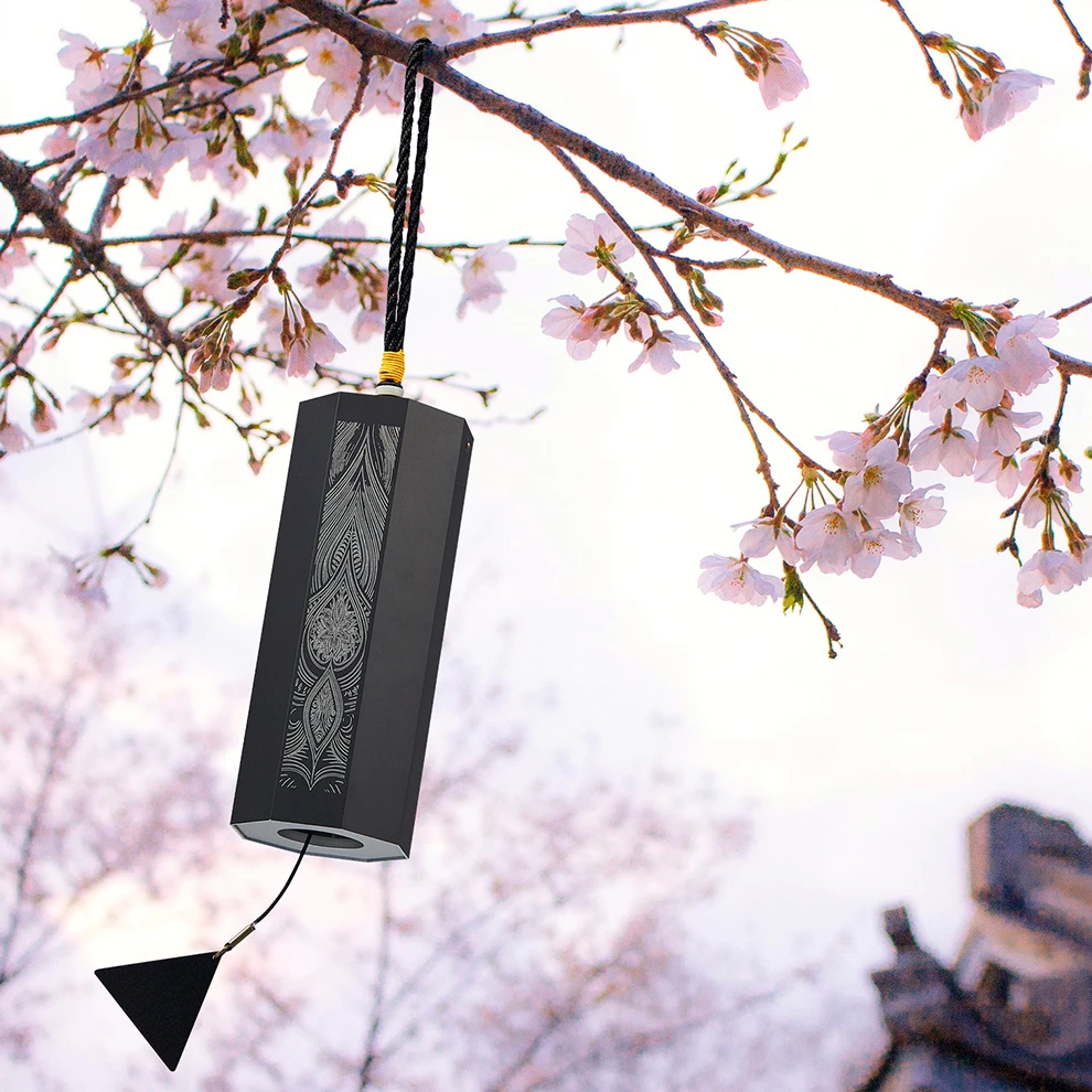 Hluru โลหะ Windchime 8 แท่ง, Wind Chimes 8 หมายเหตุคอร์ด Dm, สวนกลางแจ้ง Patio Zen Wind Chime สมาธิเครื่องมือ