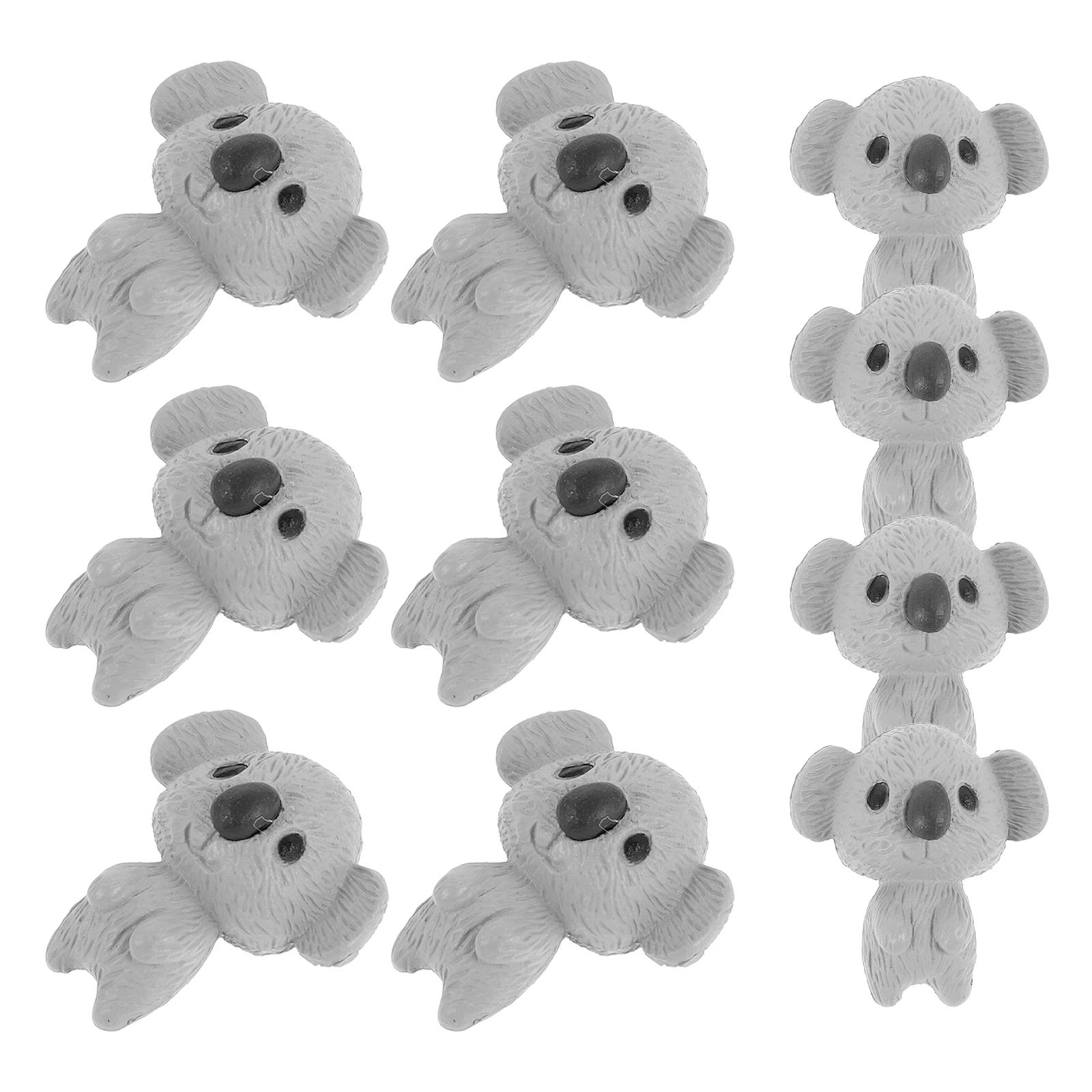 

10 Pcs Animals Toys Arctic Figurines Baby Carrier for Playset with Lion Case