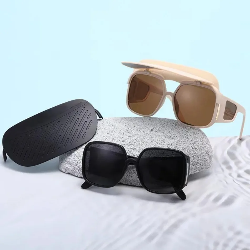 

Polarized Sunglasses Multifunctional Anti Sunburn Sun Glasses with Sun Visor Men Women Outdoor Camping Fishing Shades Eyewear