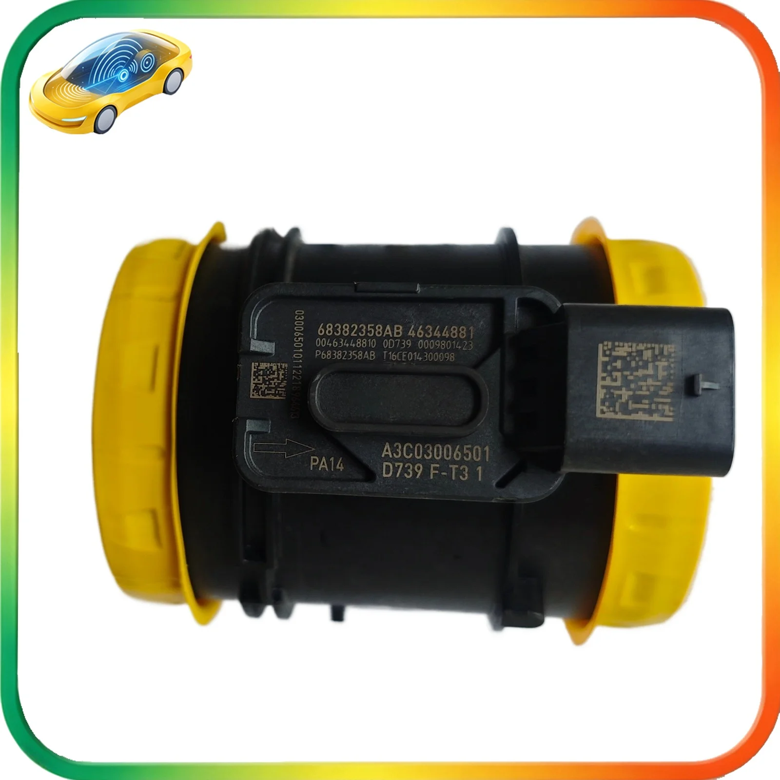 Mass Air Flow MAF Sensor Meter 68382358AB 46344881 55283705 A3C03006501 5WK97028 for Jeep Compass 2.2 CRD