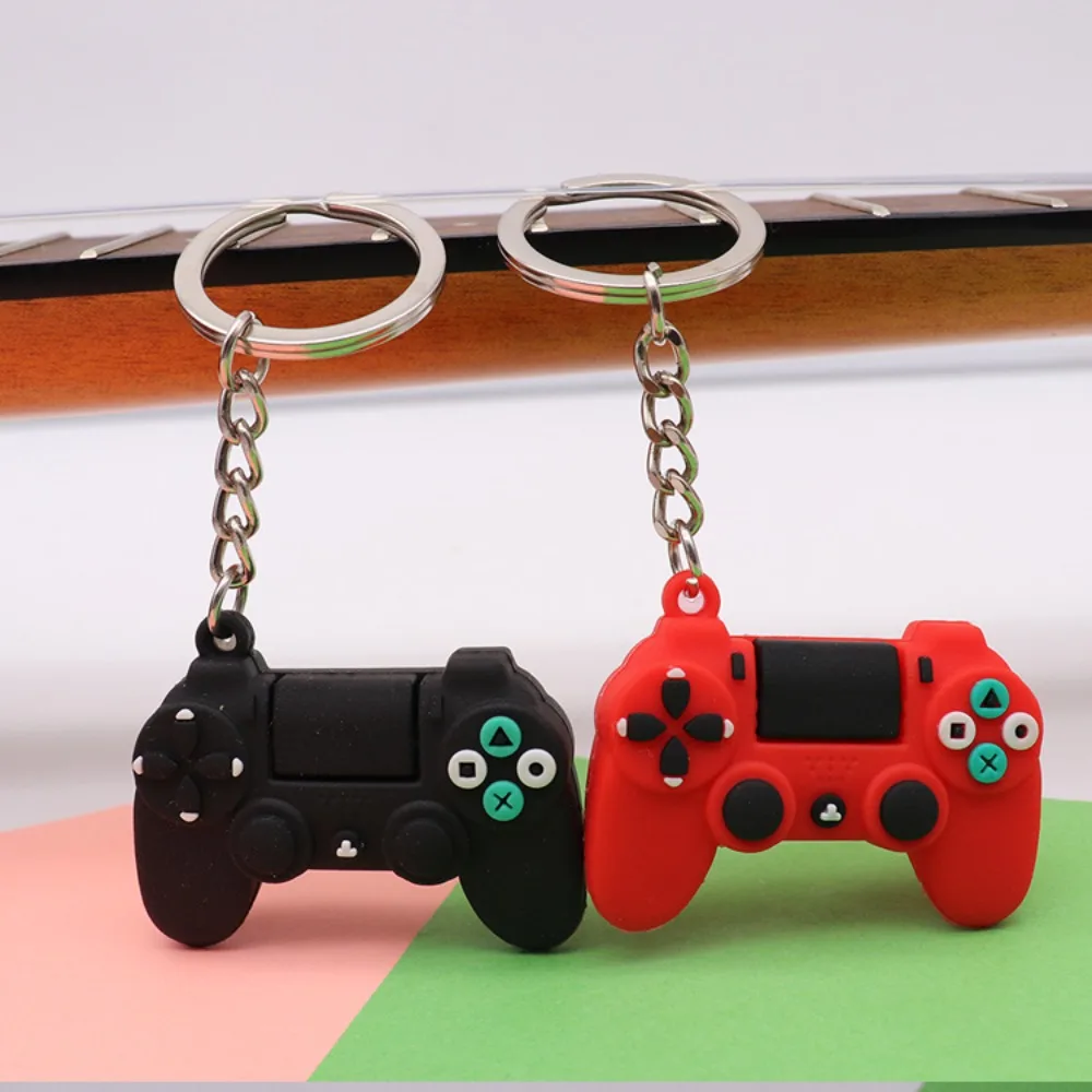 Simple Cartoon Cute TV Game Console Keychain Female Male Joystick Machine Keychain Key Ring Car Bag Keychain Jewelry Decoration