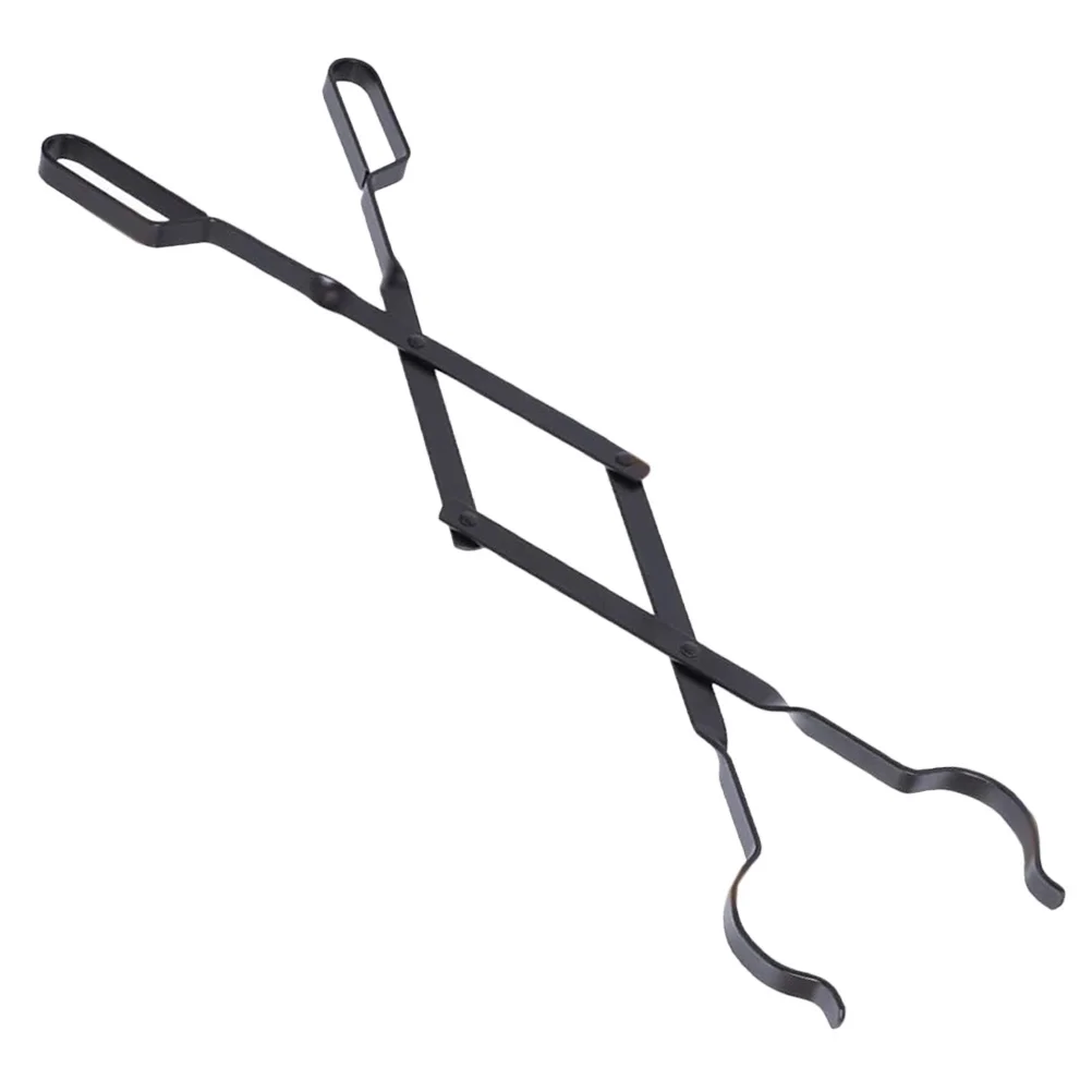 

Fireplace Tong Folding Portable Firewood Tong Metal for Indoor Outdoor Log Grabber Fireplace Log Grabber Multipurpose