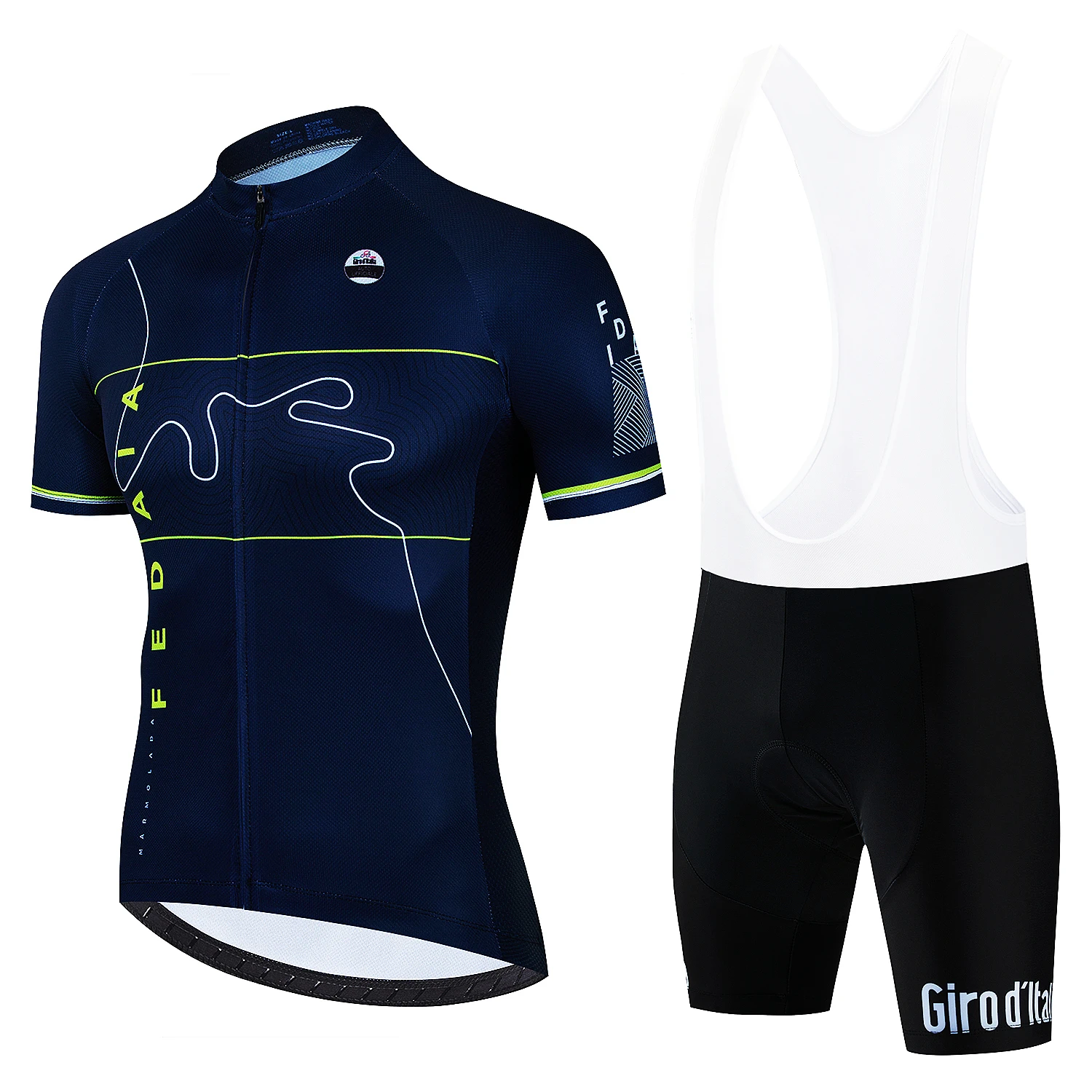 Tour De Giro D'ITALIA Cycling Jersey Set Short Sleeve for Mens Anti-UV Bike Cycling Set Bicycle Pro Team Summer Cycling Clothing image 3