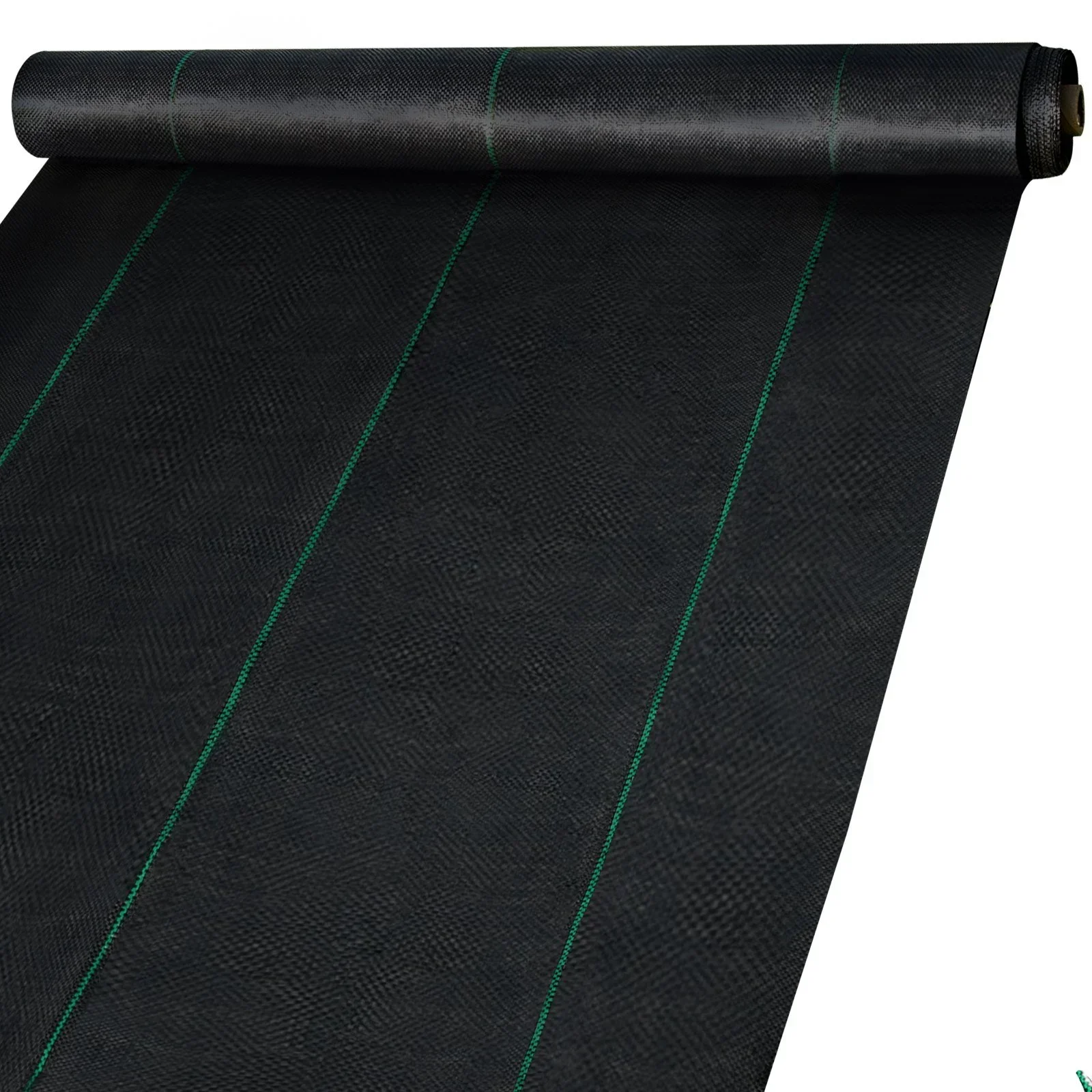 

2*3FT300FT Premium Weed Barrier Fabric Heavy Duty 2.4OZ, Woven Weed Control Fabric, High Permeability Good for Flower Bed