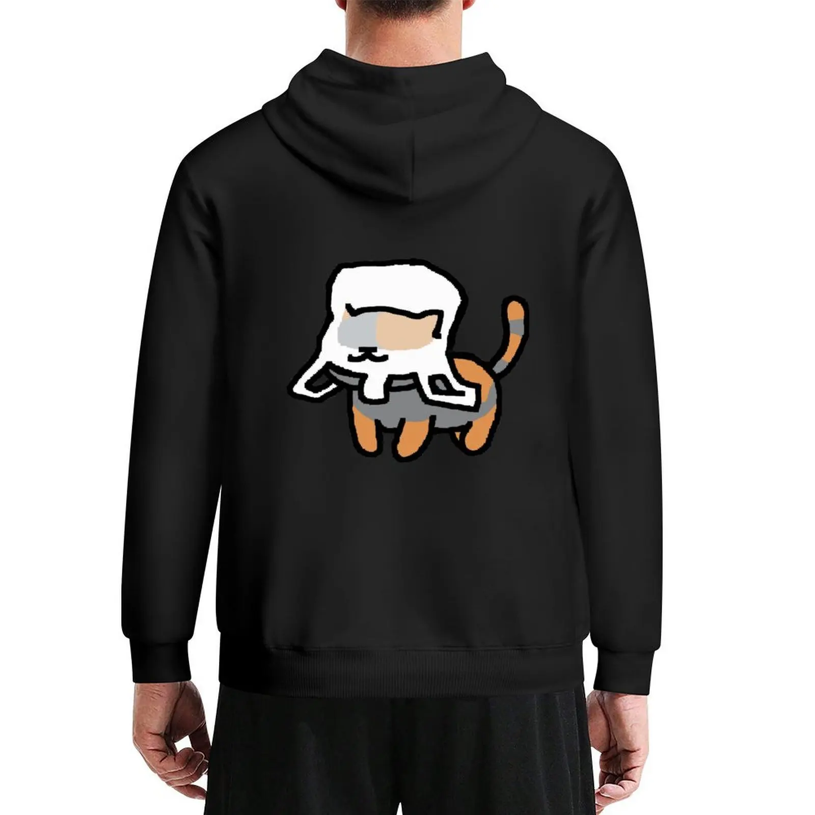 

Neko Atsume - Spooky in a Bag Hoodie men's coat aesthetic clothing blouse men's autumn clothes tracksuits