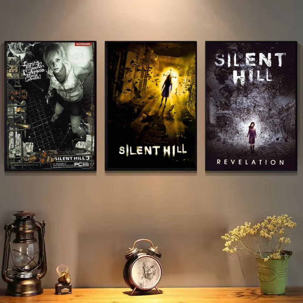 Hot Classic Silent Hill 3 Game anime Poster HD art sticky wall waterproof home living room bedroom bar aesthetic decoration view 3