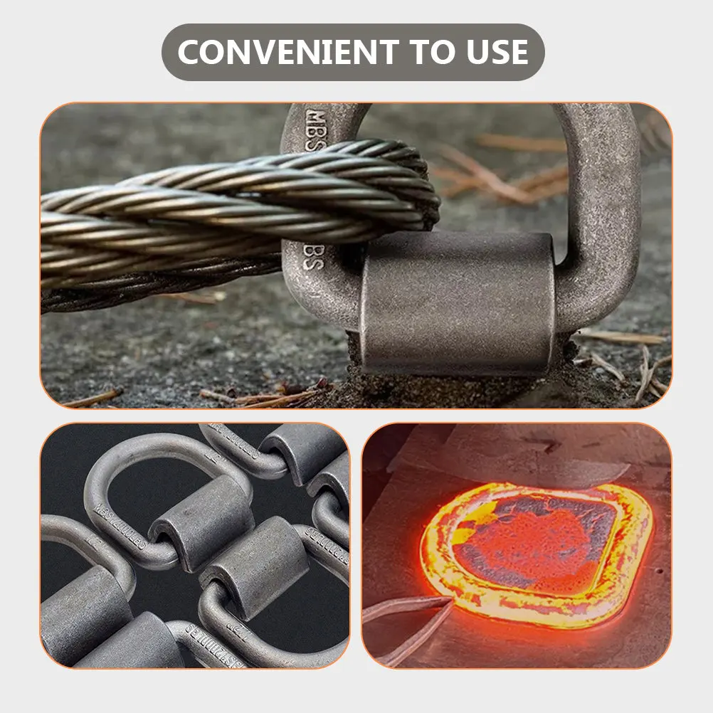 Durable Heavy Duty Weld on D Ring Trailer Tie Down Anchor Suitable for Truck Trailer Boat Cargo Weld on D Ring