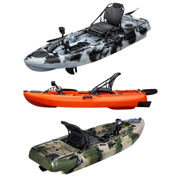 

2.5 Meter Single Kayak Sit on Top Surfing Kayak Fishing Boat Sea Kayak With Pedal