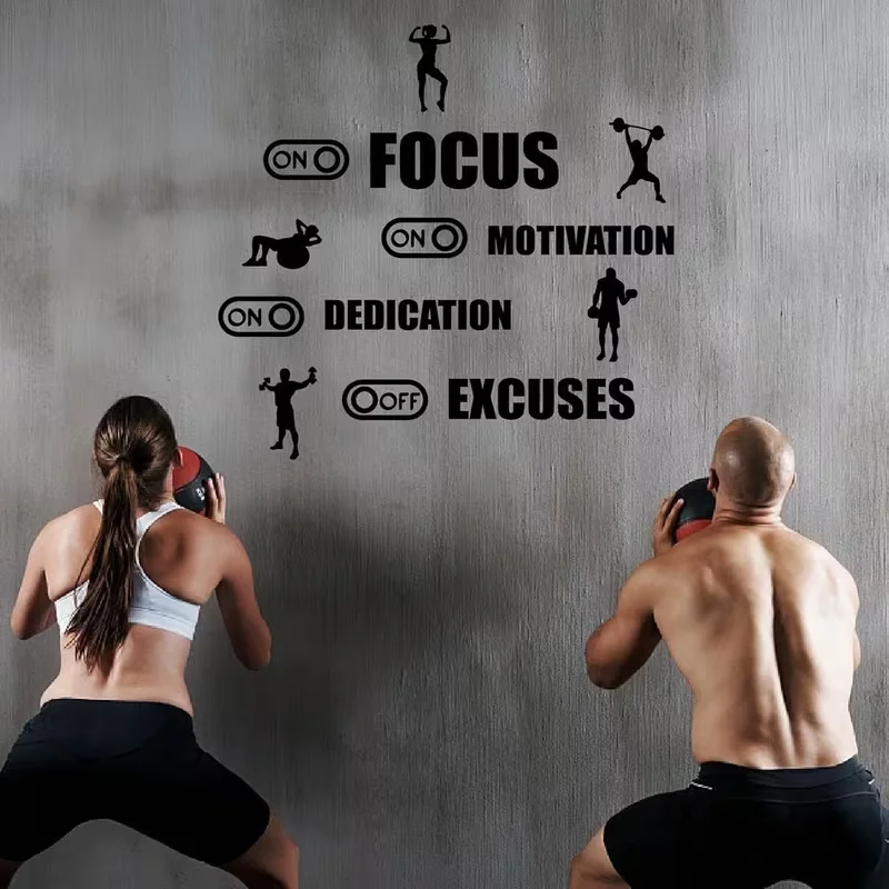 ملصقات حائط تحفيزية للصالات ال - مراجعة Home Gym Wallpaper وسعره