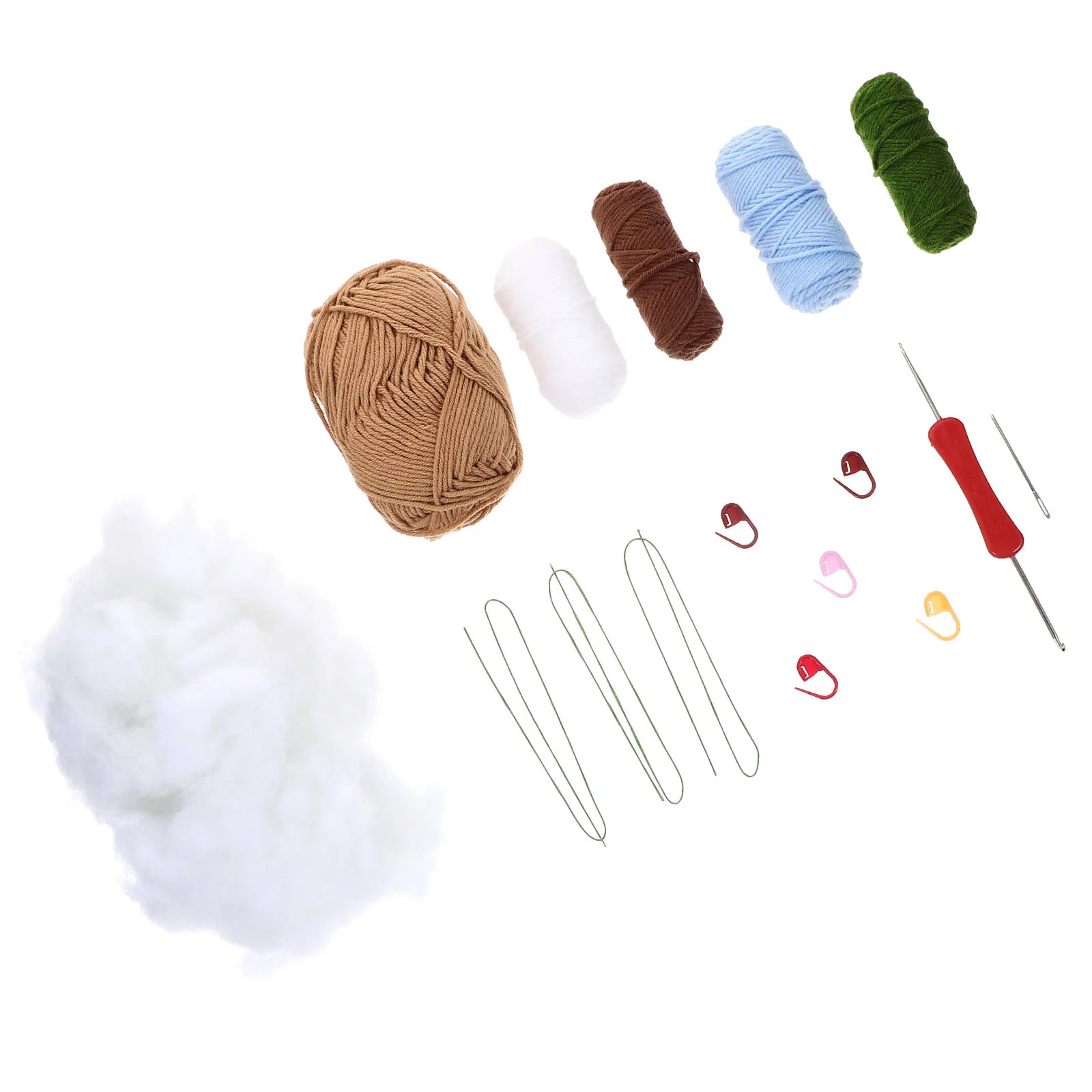 

1 set 1 Set Of Potted Diy Kit For Beginners Yarn Craft Set Decor Ornament Gift Crochet Flower Bouquet Crochet Hook Yarn Included