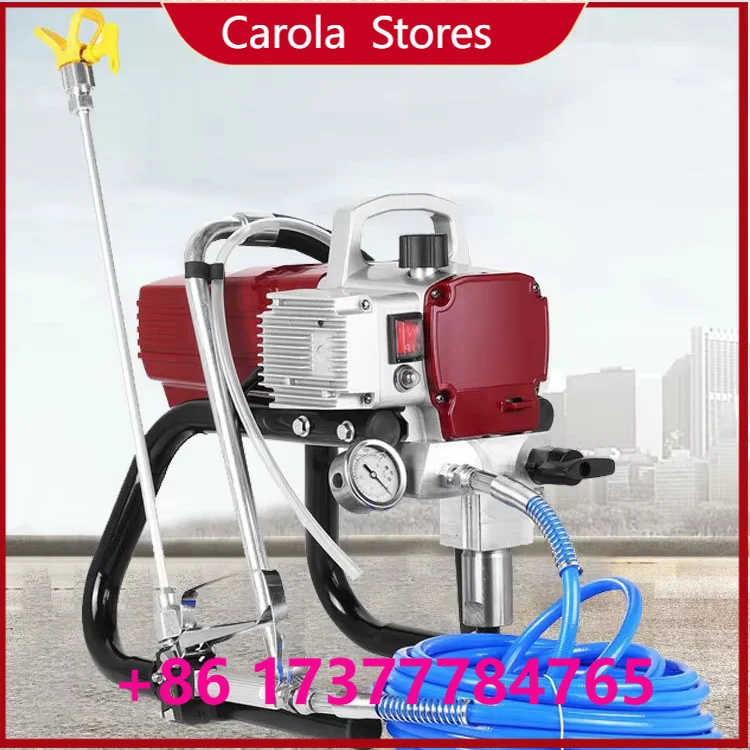 High Pressure Airless Wall Spraying Machine Latex Paint Coating Sprayer Professional Home Wall Renovation
