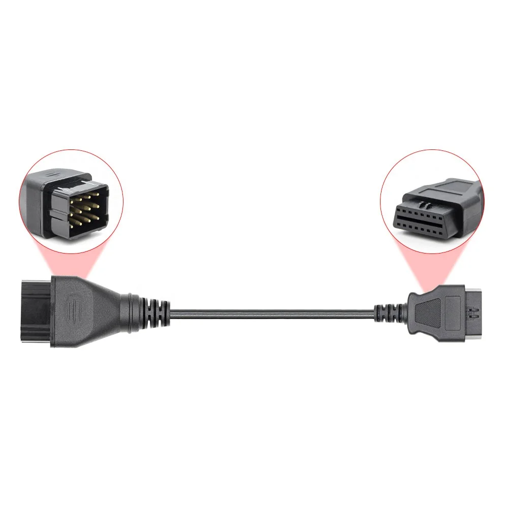 Wholesale Price 12Pin Adapter for Renault OBD1 Truck Cable 12pin Female Connector
