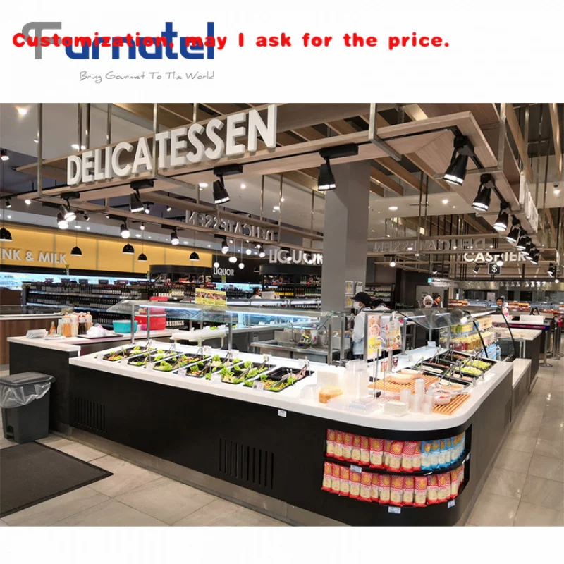 

на заказ. Товары для супермаркетов Холодильное оборудование Дисплей Охладитель / Открытый охладитель / Витрина для мяса / Островная морозильная камера