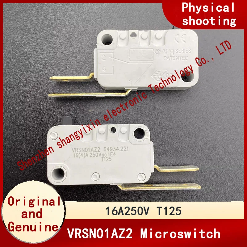 

Original 16A250V T125 Limit detection power button Microwave door control water heater button VRSN01AZ2 Microswitch