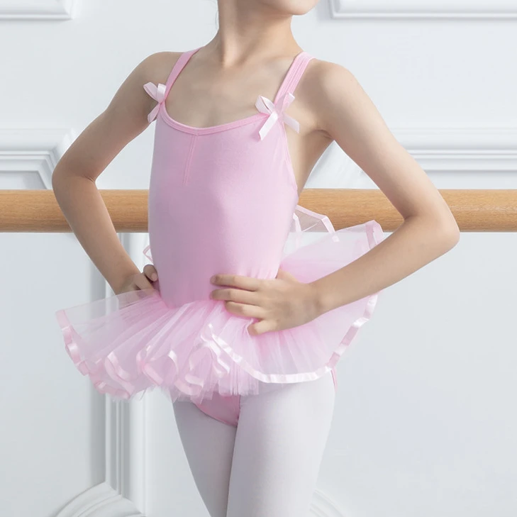 

New Ballet Leotard Classical Camisole Dress Skirted Girls Dance Wear Lyrical Swimsuit Ballerina Bodysuit Kids Dancewear Cloth