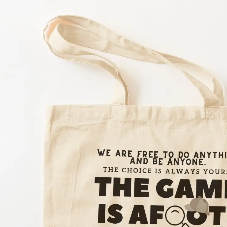 إينولا هولمز اقتباسات من إنولا هولمز Netflix فيلم حمل حقيبة المتسوق أكياس لطيف كيس مزموم حقيبة كبيرة حقيبة يد نسائية #3