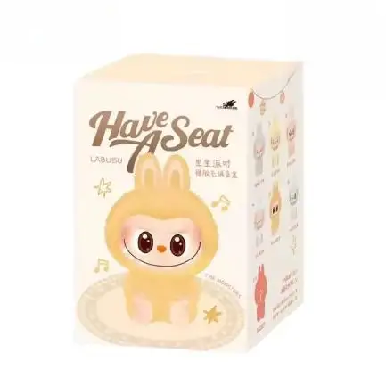 

Оригинальный POP MART LABUBU The Monsters Have A Seat слепая коробка Macaron V2 Generation Подвеска Модная загадочная коробка Рождественская игрушка в наличии