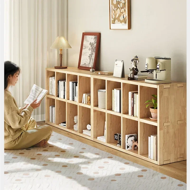 Bookshelves For Living Room Bookcases & Cd Racks Children White Wood Shelf Folding Storage Cabinet Libreria Scaffale Furniture