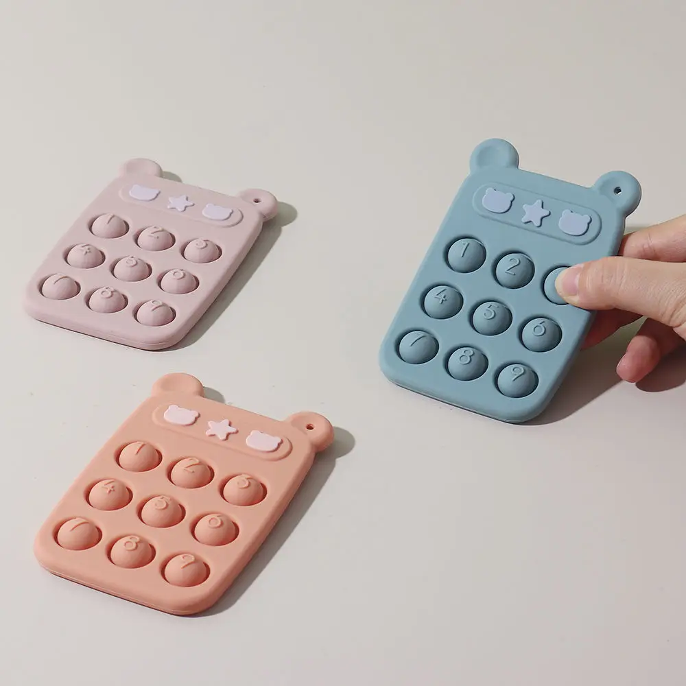 Hot Sell Baby Silicone Remote Control Teether Toy BPA Free Infant Chew Toys Relief Teeth Gum Sensory Toy