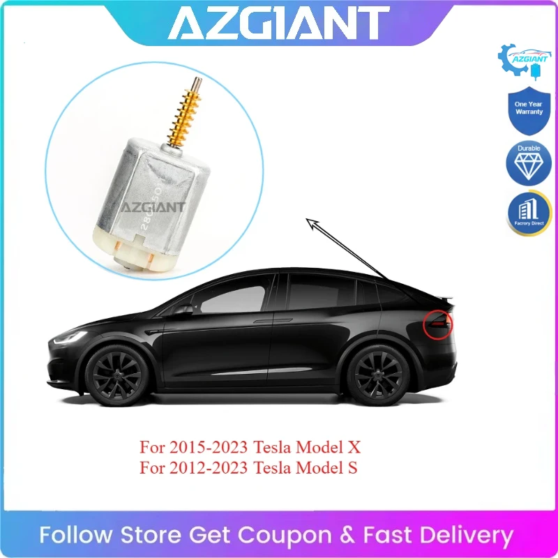 

AZGIANT Car Electric Charging Port Door Open and Close Actuator Motor for Tesla Model X,S DC 12V High Quality Auto Parts Durable