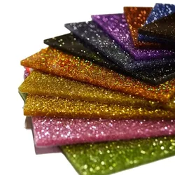 Single-sided Shiny Acrylic Sheet, PMMA 3.0 mm Thick, Various Colors Suitable for Decorative Objects, Crafts and Jewelry