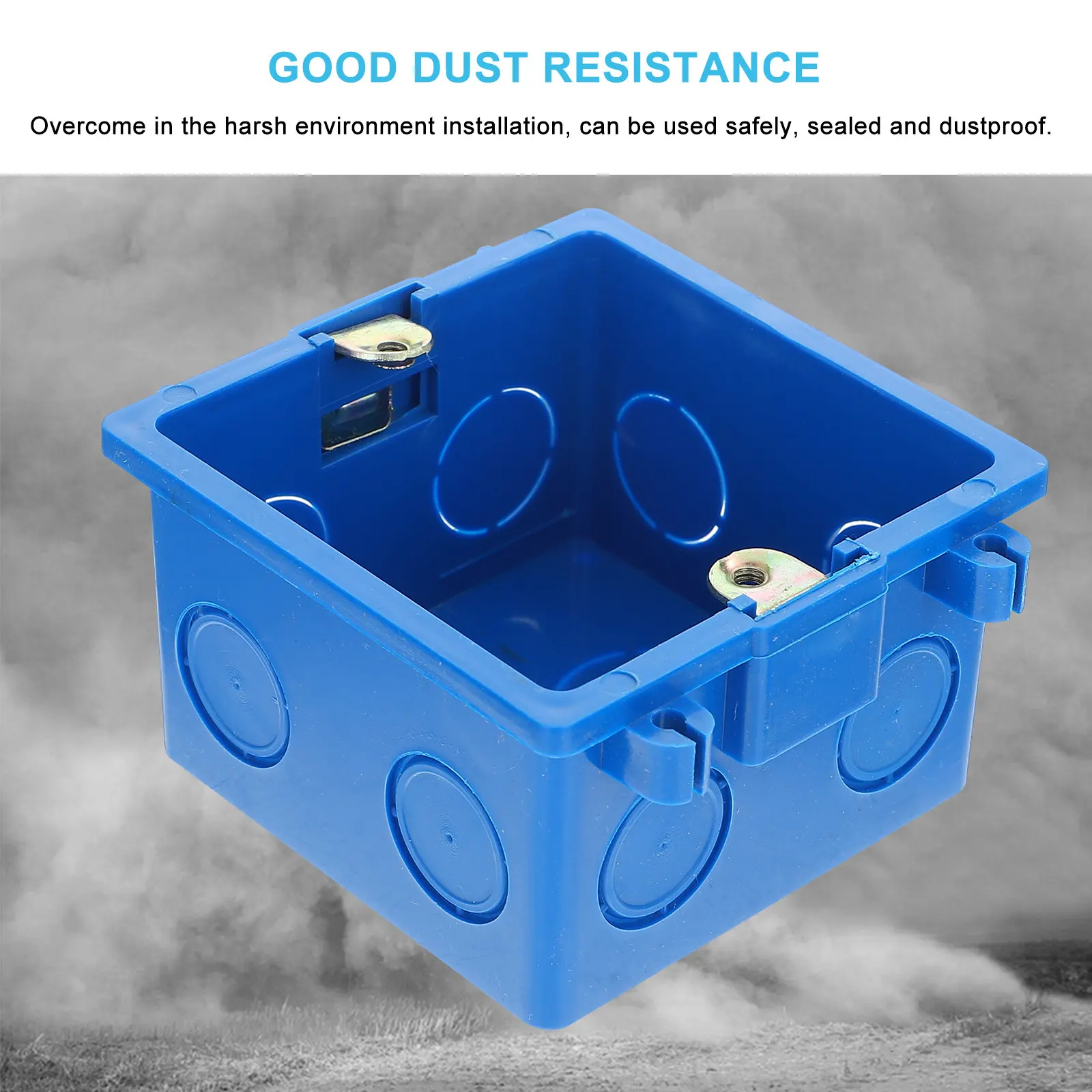 4Pcs Heavy Duty Waterproof Junction Box PVC Material Electrical Cables Protective Device for Indoor Outdoor Wiring Weatherproof