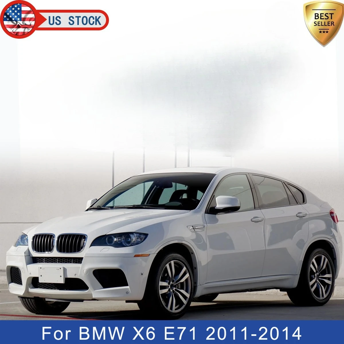 Headlamp W/AFS Left Side For BMW X6 E71 2011 2012 2013 2014 63117287017 HID Xenon Headlight xDrive35i Sport Utility 4-Door