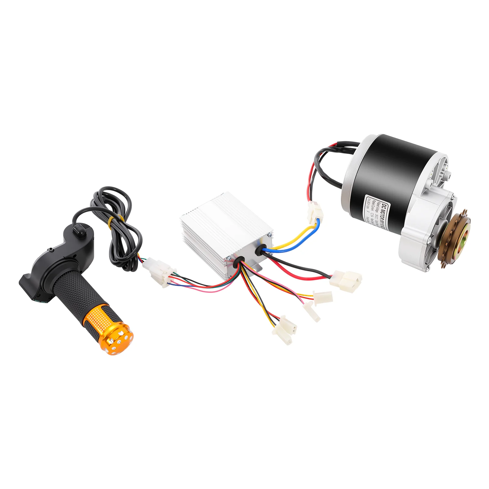 مجموعة تحويل الدراجة الكهربائية 36 فولت 350 وات، محرك فرشاة الدراجة الإلكترونية مع عجلة حرة، تحويل الدراجة الجبلية مخصص للدراجة الإلكترونية