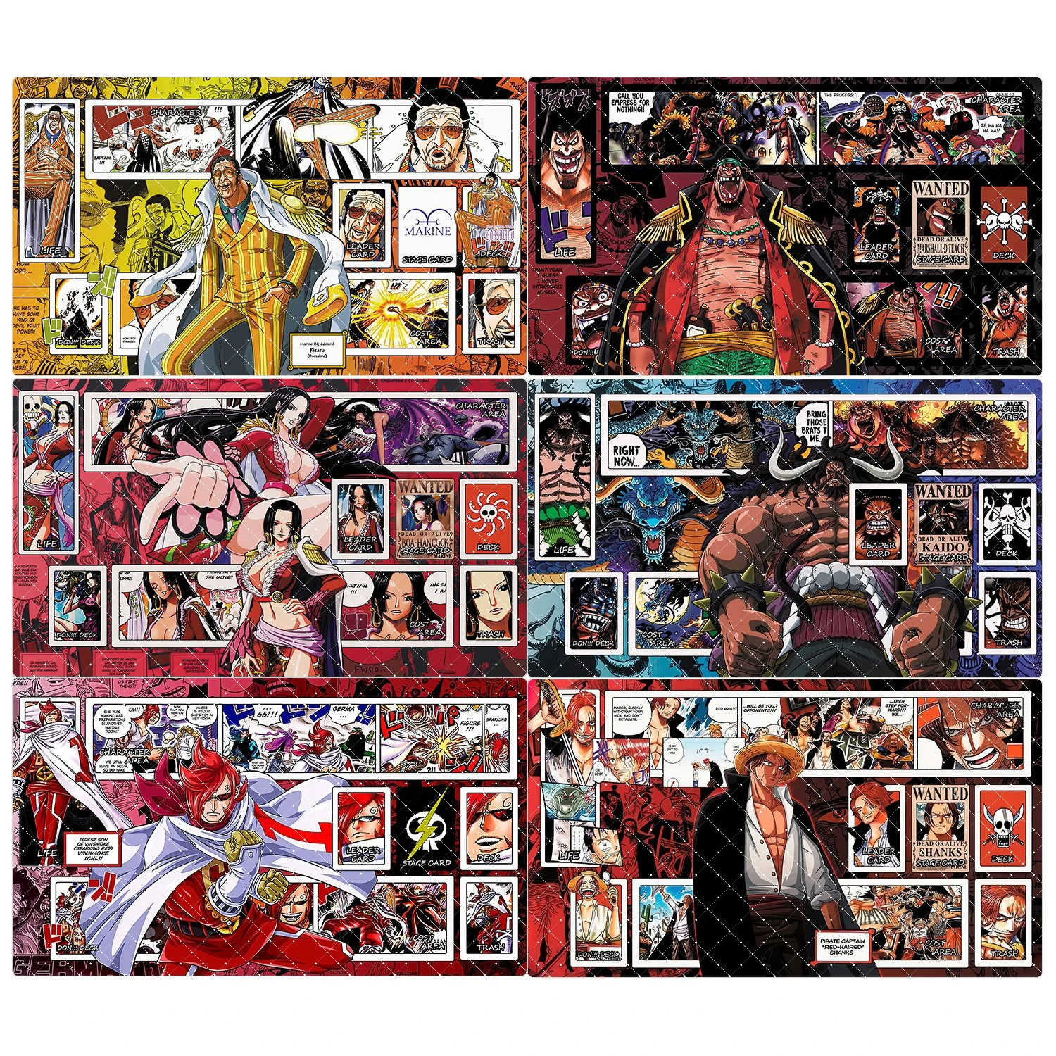 600X350X2Mm Diy One Piece Franky Shanks Card Battle Mat Opcg Single Player Board Game Card Duel Plate Battle Mat Gift Toys
