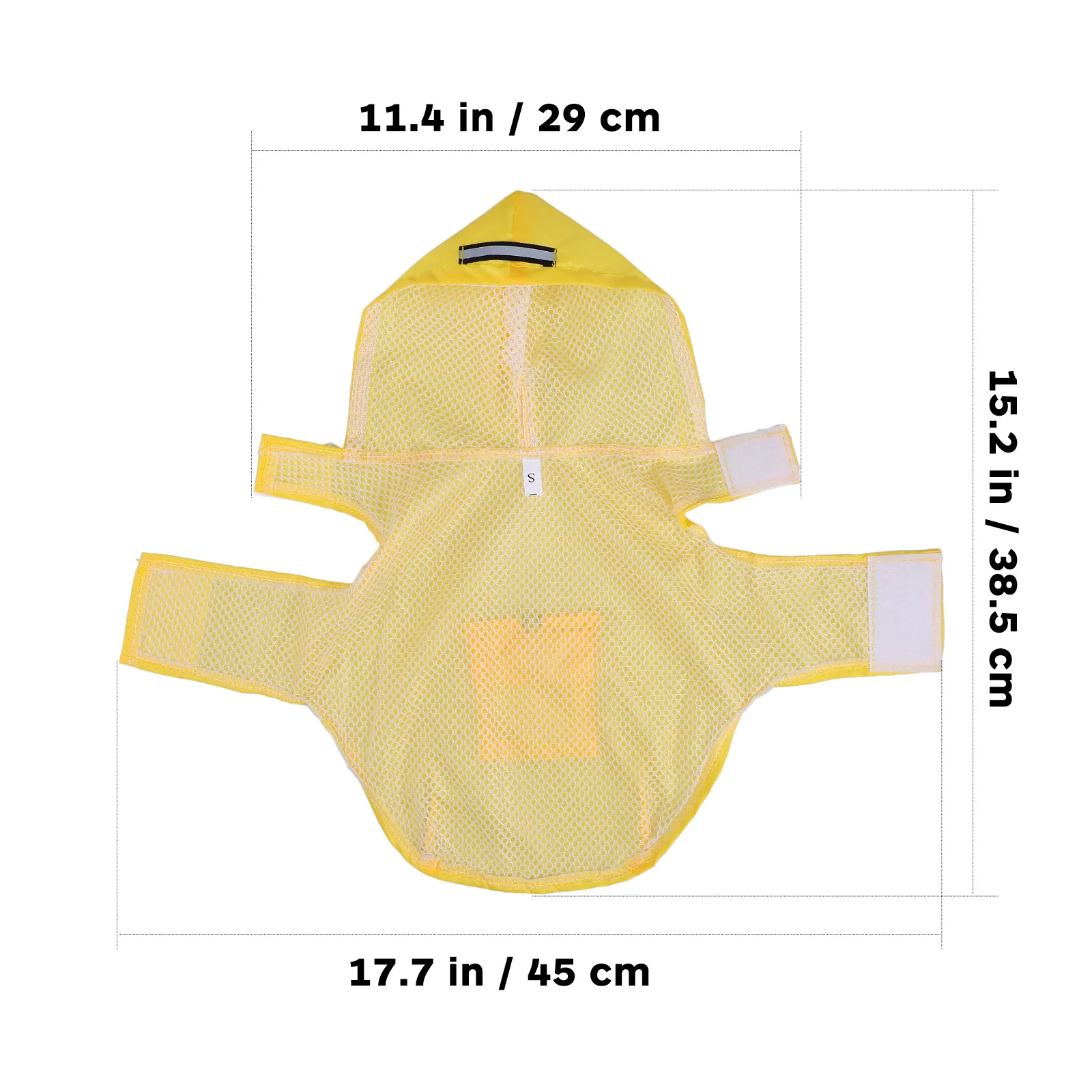 سترة مطر للكلاب مع غطاء محرك السيارة للكلاب الصغيرة معطف واق من المطر للحيوانات الأليفة معاطف مطر مقاومة للماء للكلاب والمشي في الهواء الطلق بشكل مريح #4