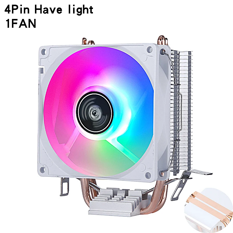 2Heat pipes 1Fan4pin