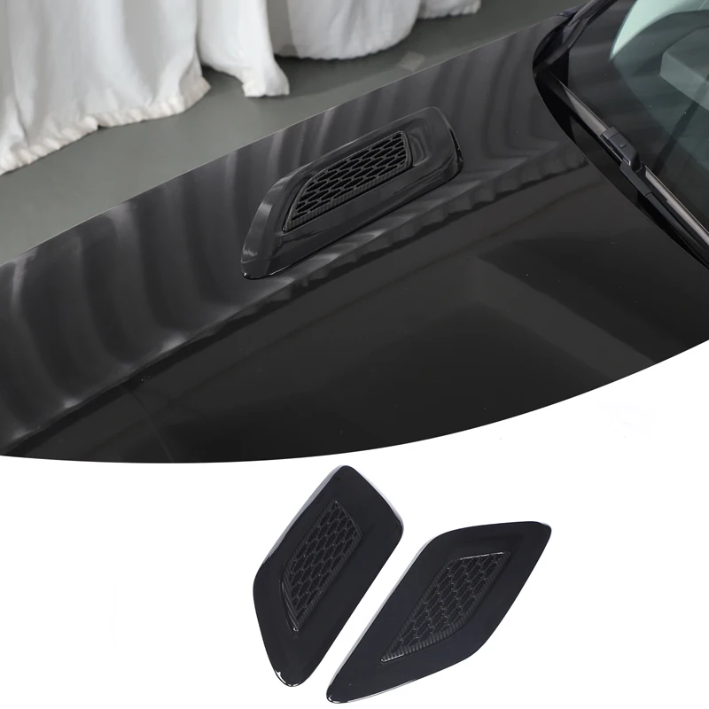 Car Hood Scoop Air Intake Vent Decoration Cover Fake Air Vent Cover Car Hood Scoop Trim Sticker For Land Rover Discovery 5 L462