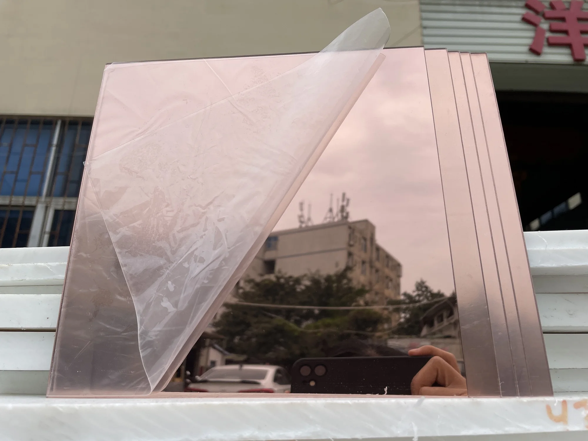 200*200*1.6 مللي متر مربع ارتفع الذهب الاكريليك مرآة ورقة غير ضارة ل قاعدة أكواب الزفاف عرض صور الدعائم جدار المنزل لتقوم بها بنفسك ديكور المجلس