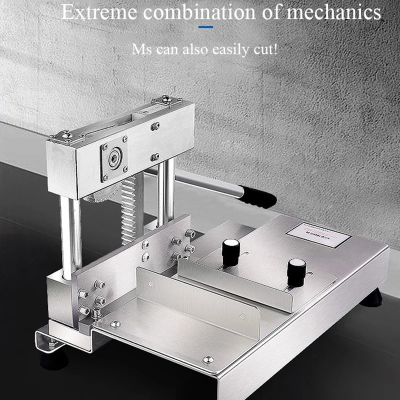 Meat Slicer Bone Cutting Machine Chicken Duck Fish Steak Lamb Chops Guillotine