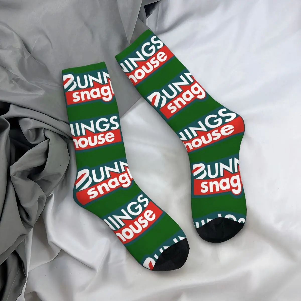 Bunnings Snaghouse 1 جوارب Harajuku جوارب عالية الجودة لجميع المواسم جوارب طويلة إكسسوارات هدية عيد ميلاد الرجل والمرأة