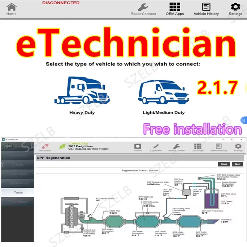 Nexiq ETechnician E Technician 2.1.7 with Keygen + Multi-Part Crack Sheets, Free Installation