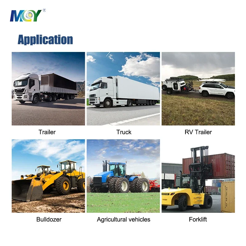 MCY Blind Spot Detection Warning Parking Assist Anti Collision Wireless Reversing Radar With Buzzer for Trailer Truck