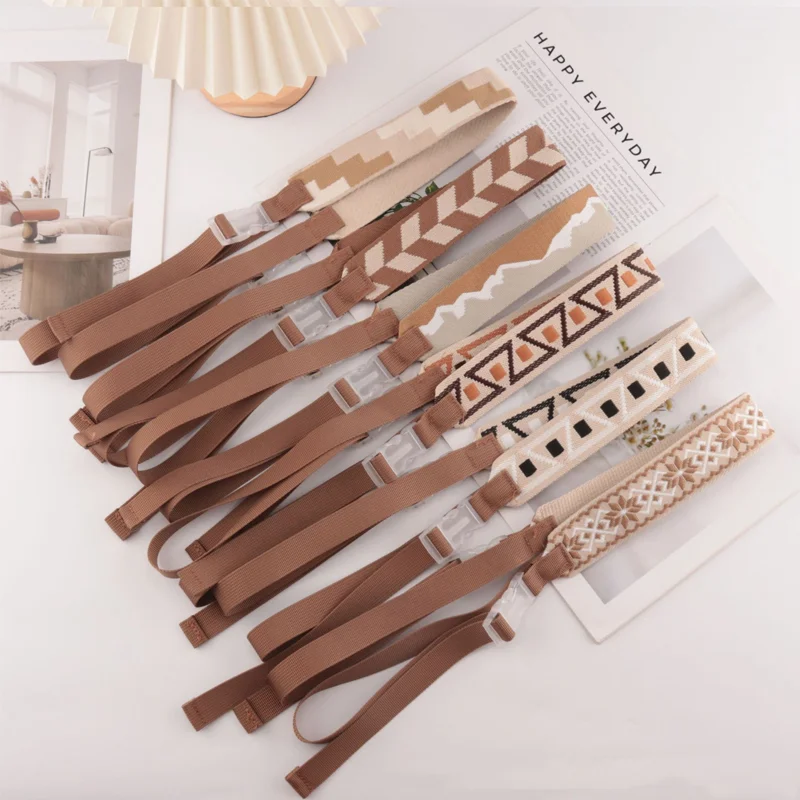 

Регулируемый ремень для сумки Съемный ремень Красочный ремень для сумки через плечо Вышивка Удлинительный ремень для сумок через плечо Аксессуары